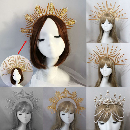 (4 #mold) Diadema Con Forma De Aureola De Ángel Para Cosplay