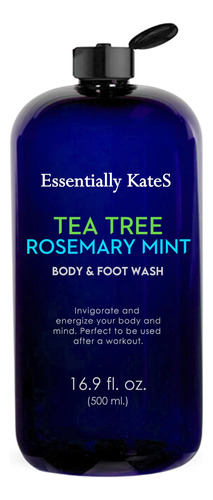 Essentially Kates Tea Tree - Jabón De Cuerpo Y Pies Y Ment.