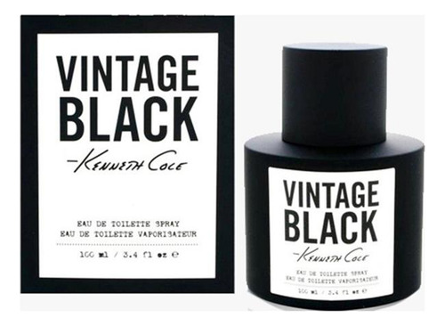 Kenneth Cole Vintage Black Edt 100ml Para Hombre