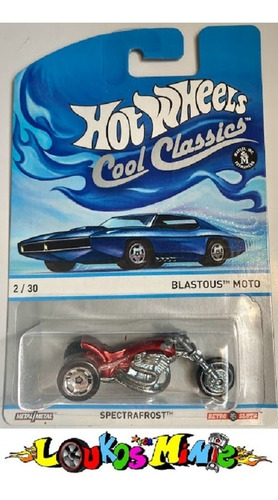 Hot Wheels Cool Classics Spectrafrost Blastous Moto Original