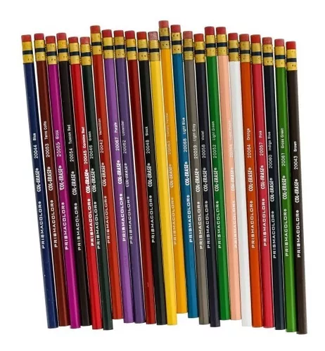 Lápices de Colores Prismacolor Borrables Col-Erase 24 Colores