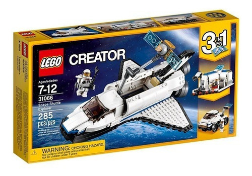 Lego 31066 Creator 3 En 1 285pcs Space Shuttle Explorer