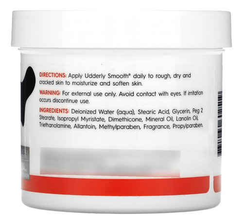 Udderly Smooth Crema Hidratante Emoliente Corporal 340g Eua