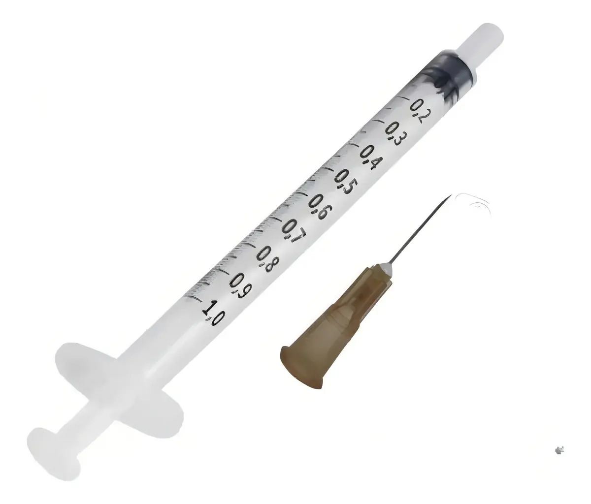 Seringa 1ml Insulina Botox Com Agulha 13x45 Sr - 50 Unidades Capacidade Em Volume 1 Ml