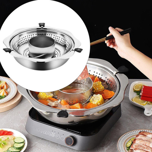 . Conjunto De Panela De Sopa Chinesa Para 30cm Sem Socos