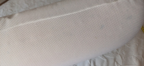Almohada Usada C Funda C Cierre. 40x70x10 Cms. . Blanco (Usado)