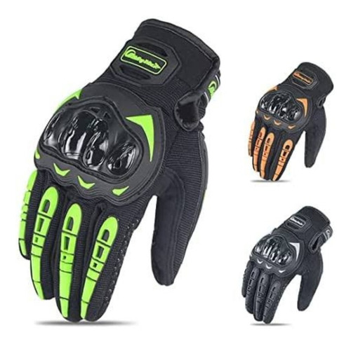 Imagen 4 de 4 de Guantes Para Motociclistas Largos Con Protección