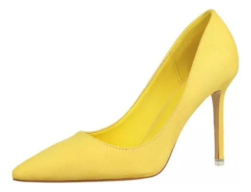 comprar Tacones Altos De Ante Puntiagudo Para Mujer