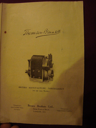 Manual Thompson Bennett Glissades Acumulador Magneto Bujias