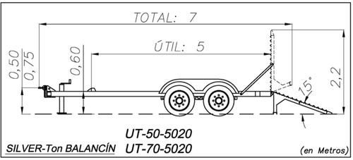 Imagen 8 de 9 de Trailer Balancin 7 Ton. (3 / 6 /12 Cheques)