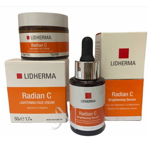 Imagen 3 de 10 de Lidherma Radian C Brightening Serum Hialuronico Vitamina C