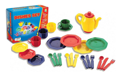 Juego Educativos De Simulación De Platos., N/a, Un S. Color Un Color