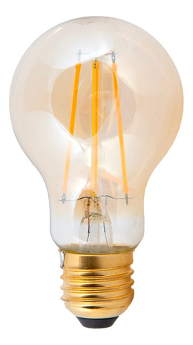 Imagen 3 de 3 de Focos Vintage Filamento Led Ambar 4w G45 4 Pack