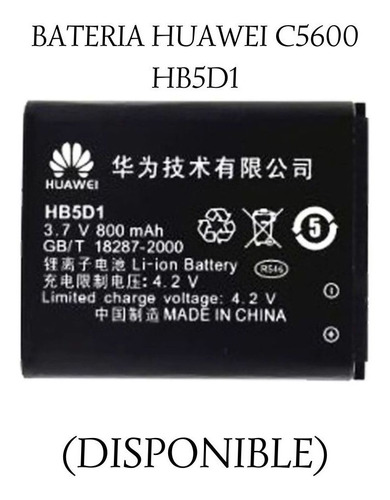 Batería Huawei C5600/hb5d1.