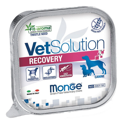 Alimento Paté Perro Vet Solution Recovery 150 Gr