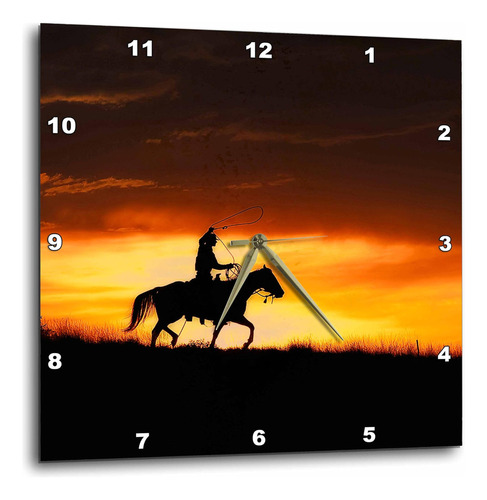 3drose Dpp__1 Cowboys Along Ridge At Sunset, Shell, Wyoming-