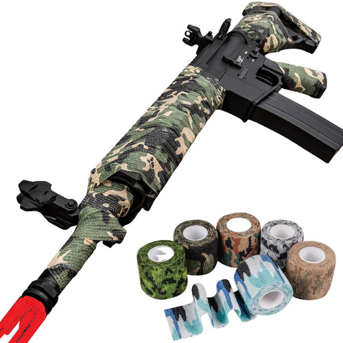 Fita Camuflada Camo Tape Airsoft Paintbal Militar 6 Cores
