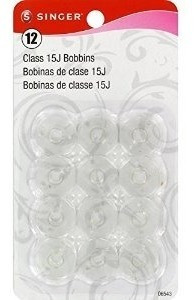 Cantante Transparente Clase Plástico Bobinas De 12-pack