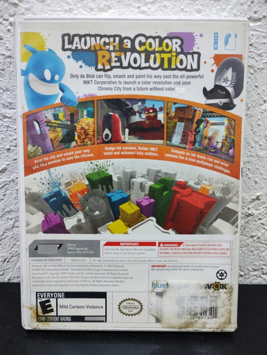 The Blob Nintendo Wii Completo Original (Usado)