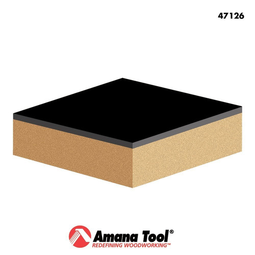 Amana Tool 47126 Recorte Al Ras Extra Larga Con Rodamiento D