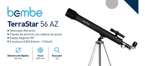 Telescopio Refractor Bembe Terrastar 56 Az Premium