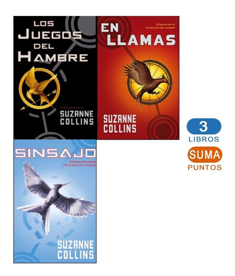 Los Juegos Del Hambre Saga Suzanne Collins 3 Libros Mercado Libre