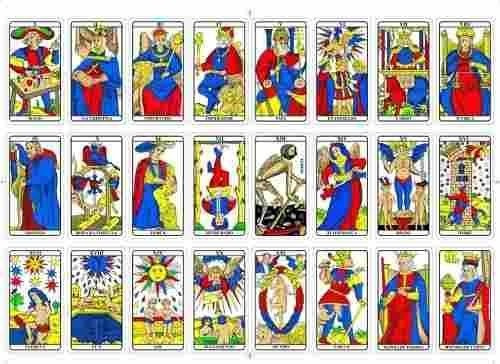 Tarot De Marselha 22 Cartas Manual Mercado Livre