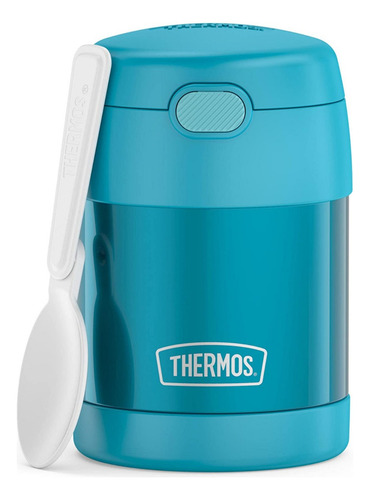 Termo Acero Inoxidable Tarro De Comida Lunch Para Niños Color Celeste