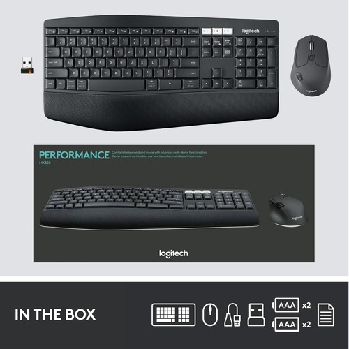 Teclado Y Mouse Logitech Mk850 Inalambrico Bluetooth Ingles