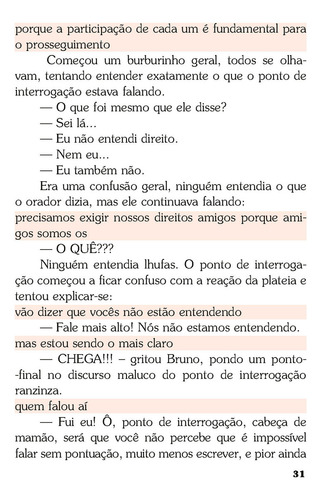 A Rebelião Da Pontuação, De Tucci, William. Diálogo Júnior Editorial Scipione (paradidaticos) - Grupo Somos K12, Tapa Mole En Português, 2008