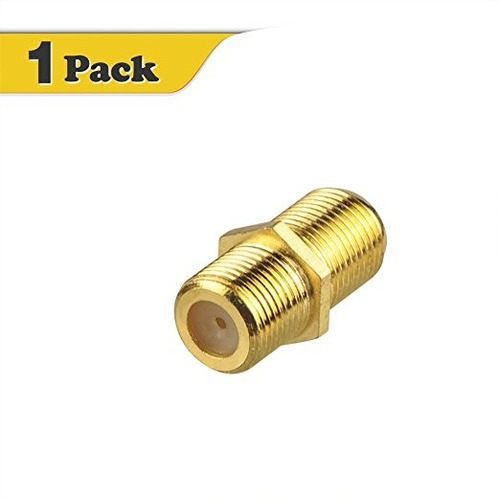 Vce Chapado En Oro Tipo F Coaxial Rg6 Conector, Cable De Ext