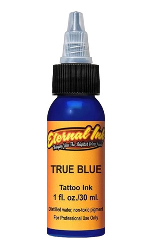 True Blue Eternal Ink 1 Oz Pigmento Tinta Para Tatuar