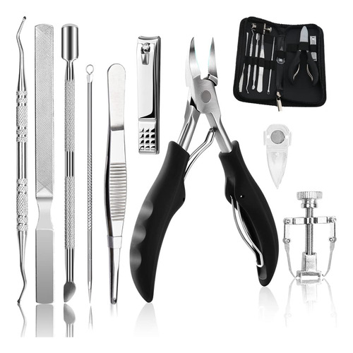 Upgraded 6pcs/set Ingrown Toenail Tools Kit, Premium Nail Tr