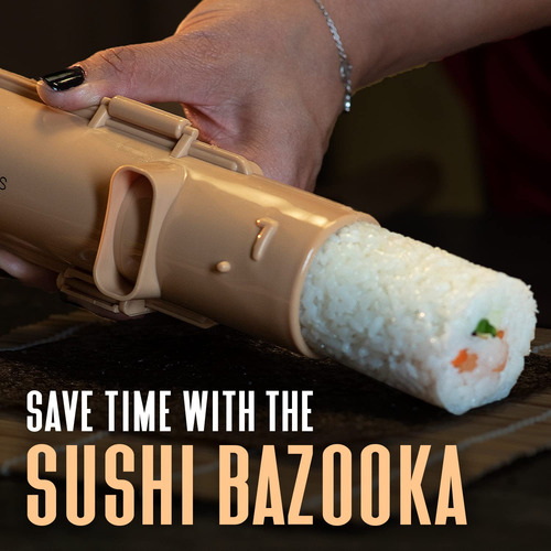 Kit De Fabricación De Sushi Marca Modelo 60 Piezas Marrón