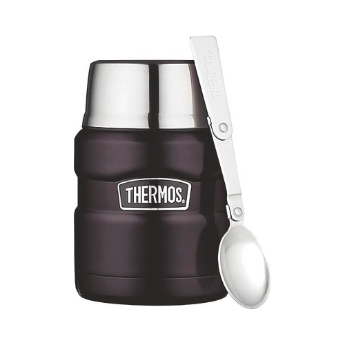 Termo Comida King Acero Inox Negro 470 Ml Thermos