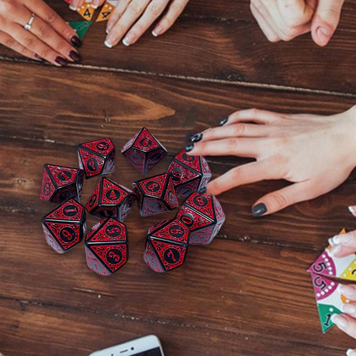 3 Juego De Dados Poliédricos De 2-6 Paquetes De 10x, 16 Mm
