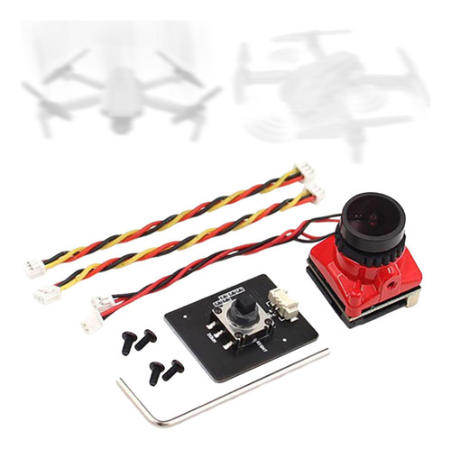 Cámara 1800tvl Fpv 1/1.8 Cámara Rts Ajustable Con Naranja