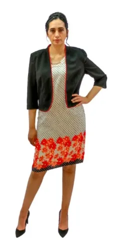 Vestido Con Saco Dama Formal Vestido Con Saco Dama Formal