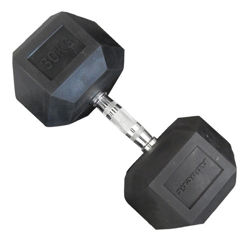 Mancuerna Hexagonal Goma 30kg Athletic