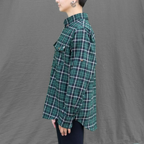Camisa Xadrez Flanela Manga Longa Verde