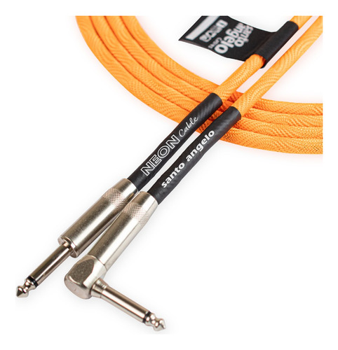 Cable Instrumento 6 Metros Neon Orange L Santo Angelo