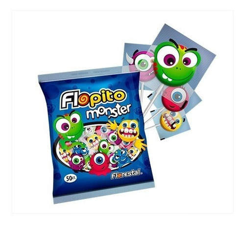 Chupetin Flopito Monster X 50 U - Lollipop