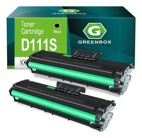 Greenbox Cartucho De Tóner Compatible Mlt-d111s Para Samsung