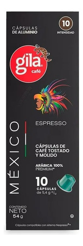 3 Pza Cápsulas De Café Gila México Compatibles Con Sistema N