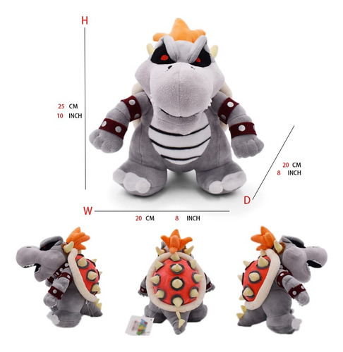  Peluche Bowser Morton Jr Koopalings De Super Mario Bros 