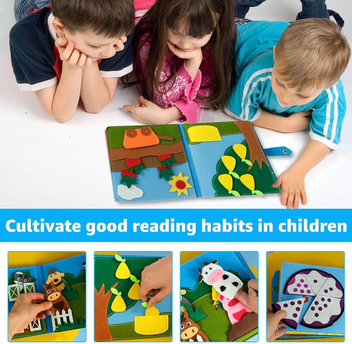 A Libro Ocupado Bebé Libro Tranquilo Sensorial Para Autismo