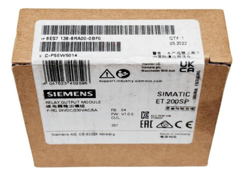 Tarjeta Analógica Mod. 6es7 136-6ra00-0bf0 Plc Siemens Smart