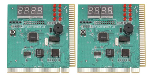 2x Diagnostic Pci 4 Dígitos Card Pc Motherboard Post Checker