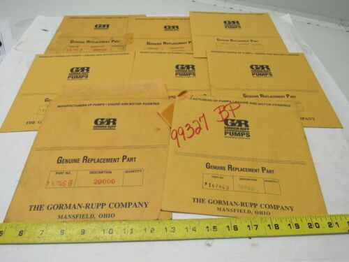 G-r Gorman Rupp 1674gb 20000 Flange Gasket Ck Lot Of 8 Ssc