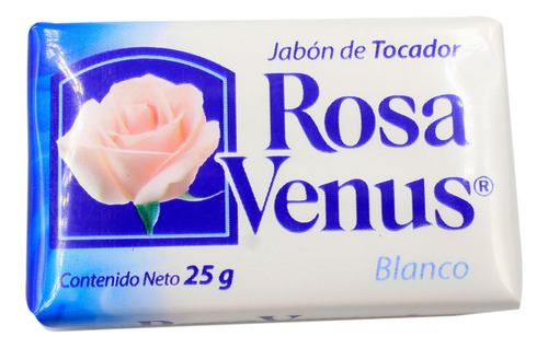 Jabon  De Tocador Rosa Venus Blanco 25g-240piezas